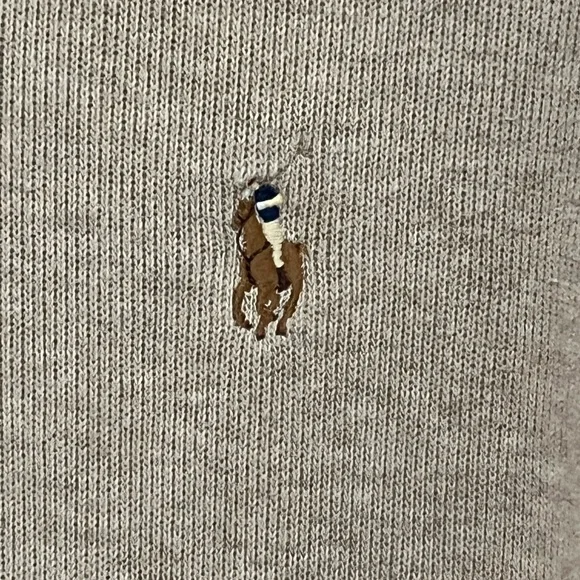 POLO RALPH LAUREN Double Knit Mockneck Sweatshirt- S - Picture 6 of 8